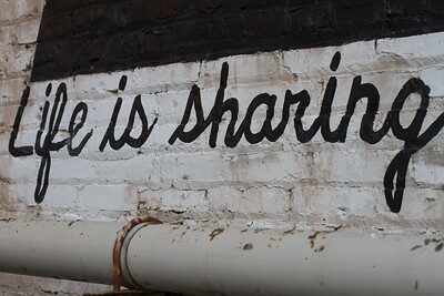 Life is sharing graffiti
